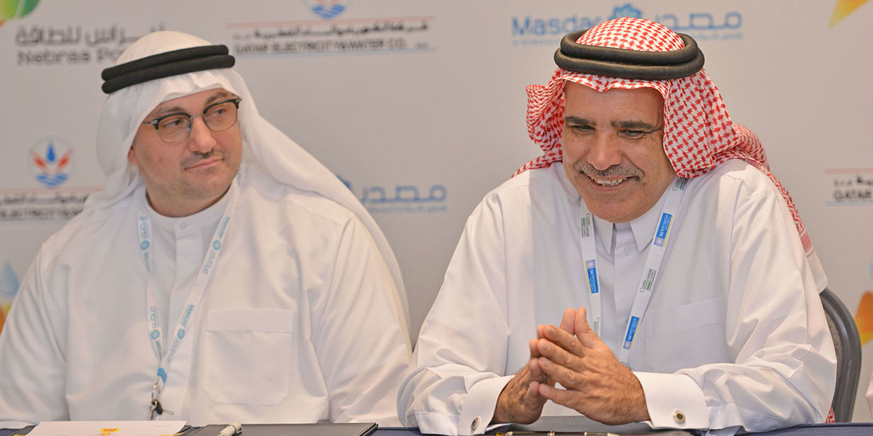 Masdar | Masdar Signs Cooperation Agreement With Qatar Electricity ...