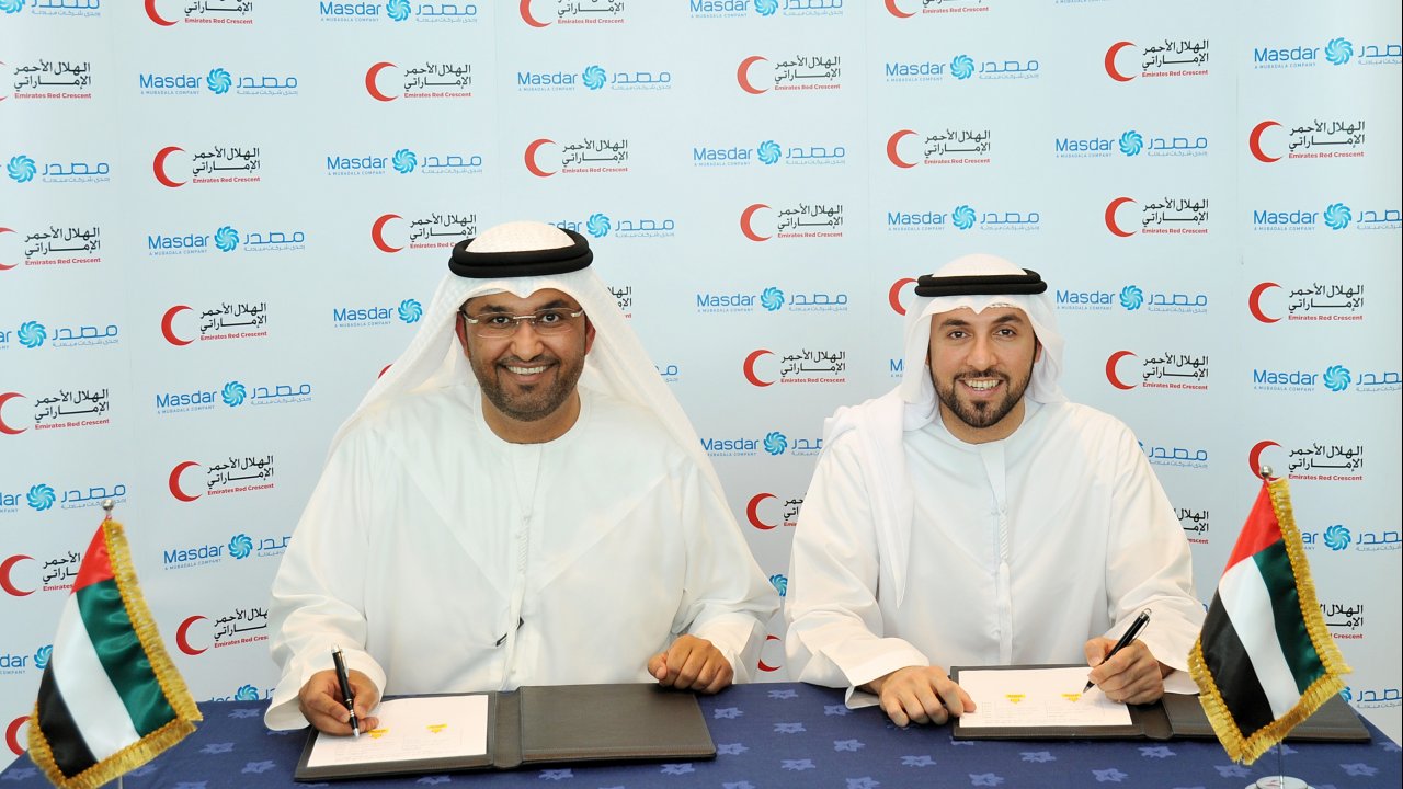 Masdar Masdar And Red Crescent Sign Agreement To Provide Humanitarian Assistance With